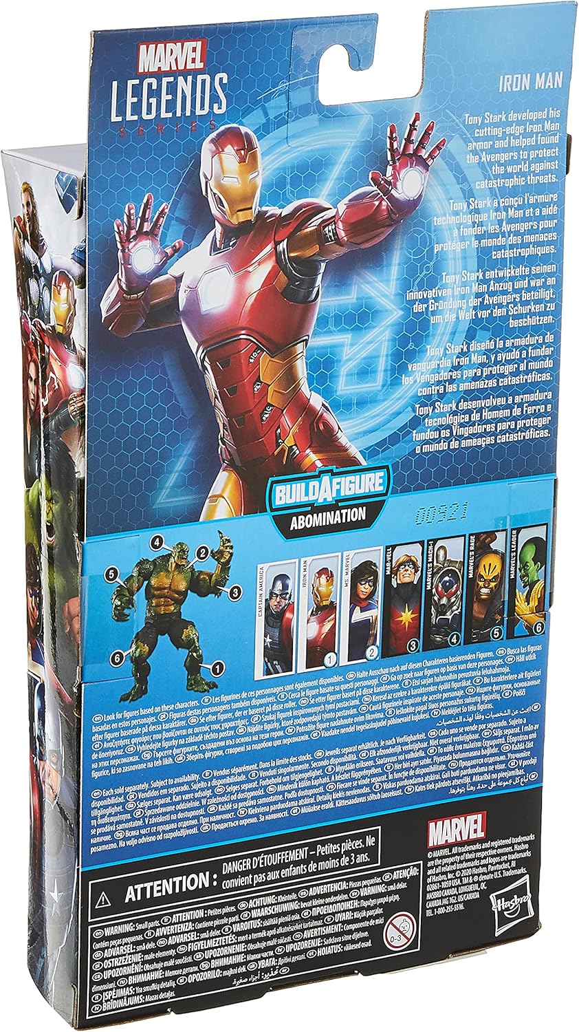 Hasbro Marvel Legends Series Gamerverse 6-inch Collectible Iron Man Action Figure Toy, Ages 4 and Up