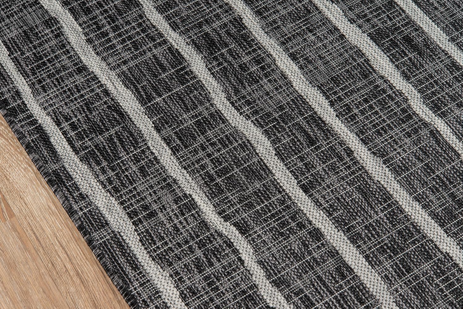 Novogratz by Villa Sicily Indoor/Outdoor Area Rug Charcoal 7'10" x 10'10" 8' x 10' Outdoor, Indoor Rectangle