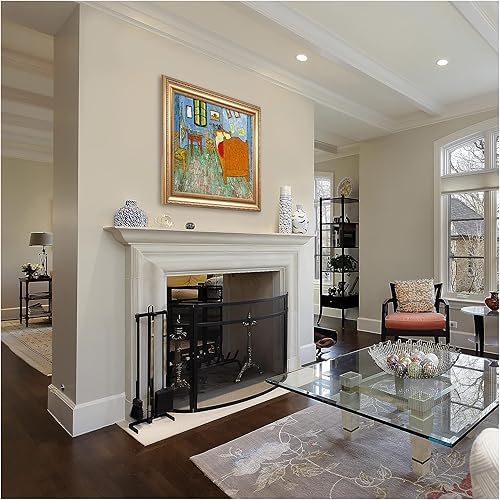 Miniatura 411 de A&T ARTWORK The Starry Night de Vincent Van Gogh. Tamaño del marco: 36 x 30 pulgadas, tamaño de la imagen: 30 x 24 pulgadas, reproducciones clásicas