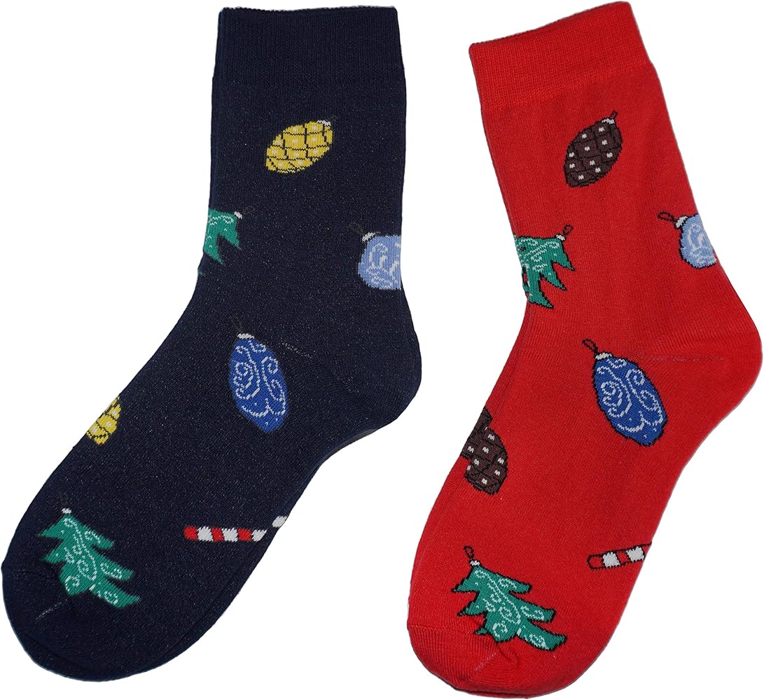 von Jungfeld Gemusterte Wintersocken met Festive Icons