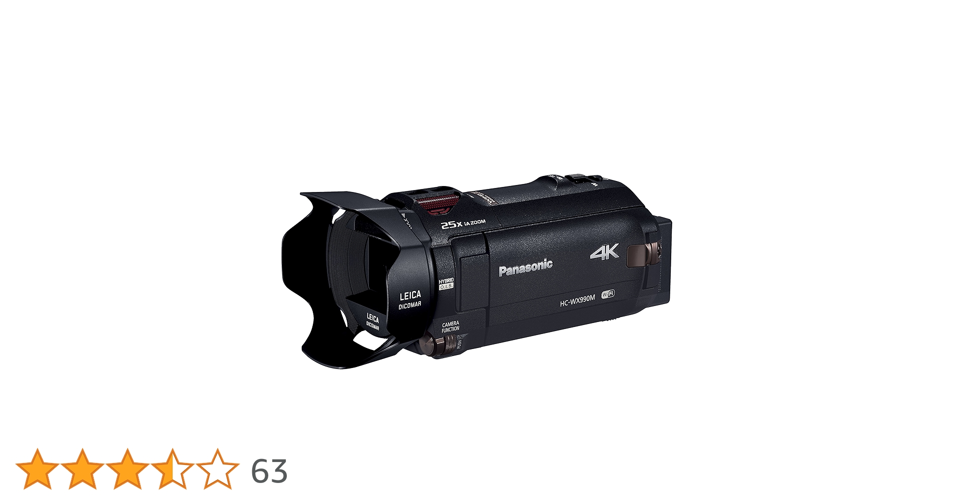 Panasonic パナソニック HC-WX990M ビデオカメラ 動作OK Amazon.co.jp: パナソニック デジタル4Kビデオカメラ WX990M 64GB
