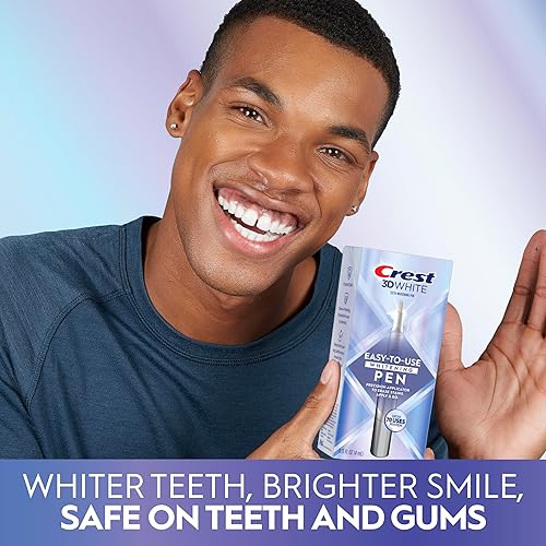 Miniatura 7 de Crest 3DWhite - Bolígrafo blanqueador de dientes, fácil de usar, borra las manchas superficiales, hasta 75 usos por bolígrafo, solución práctica
