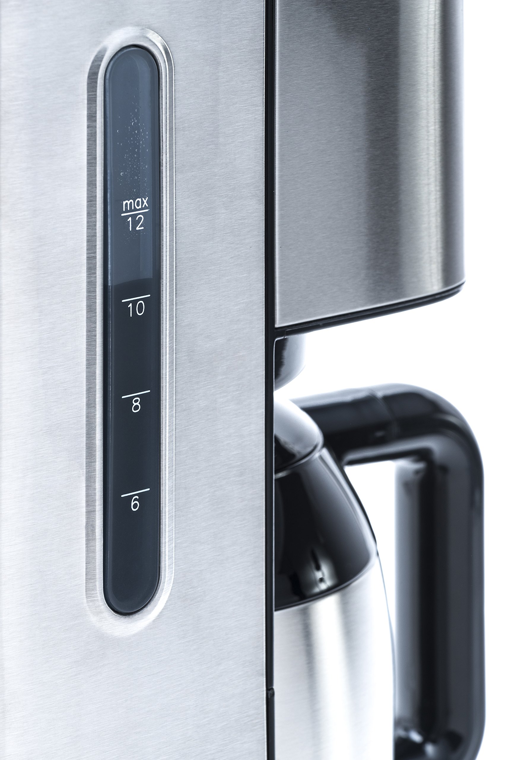 Senya cafetière électrique programmable Inox Hot Coffee, verseuse isotherme en acier inoxydable, fonction sélecteur d’arôme, maintien au chaud, 1,2L, 800W & NYA Verseuse isotherme pour vos Cafetières