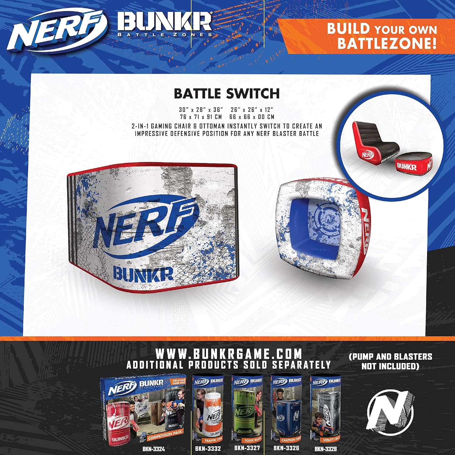 inflatable footrest target