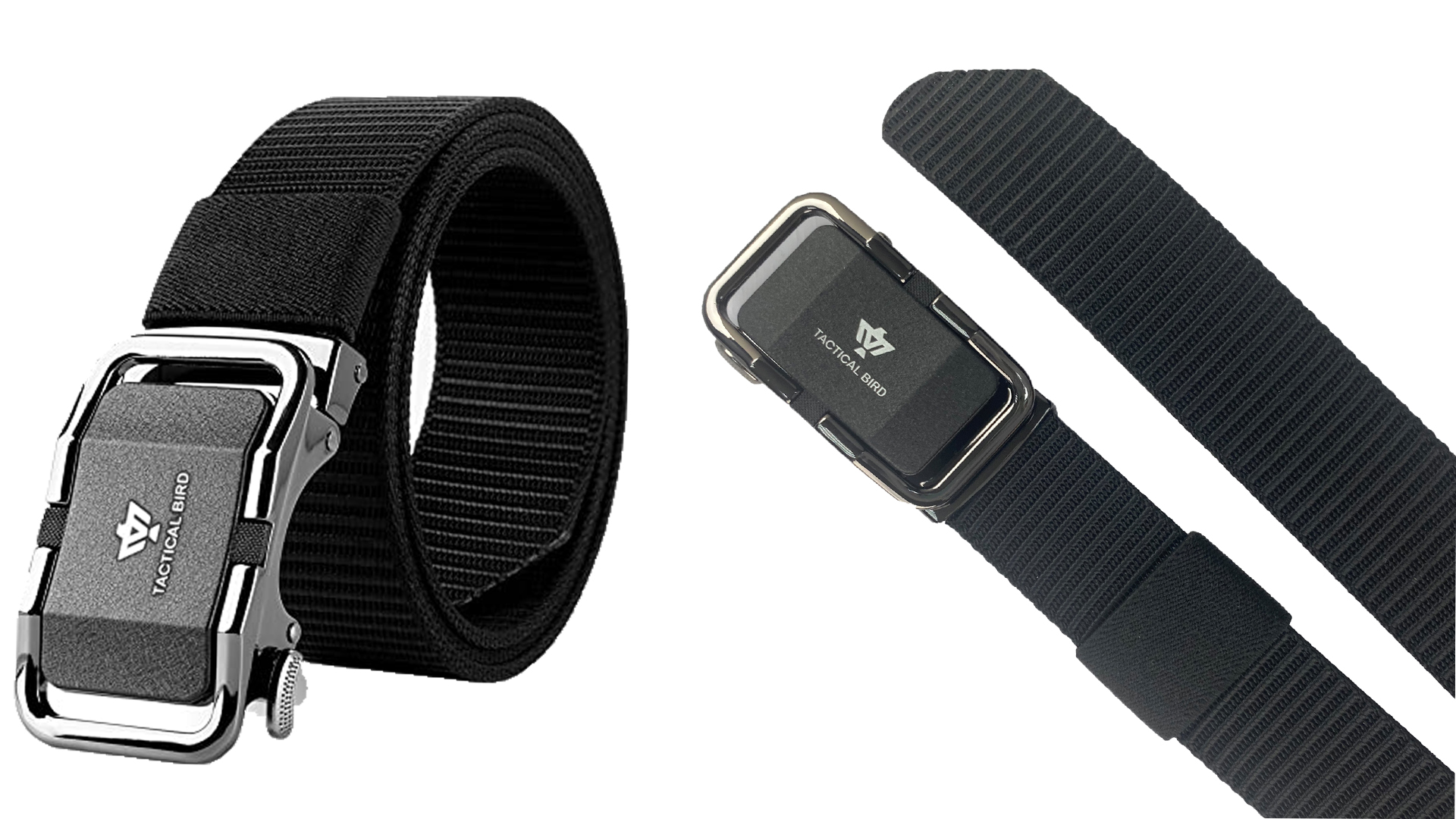 TACTICAL BIRD Men's Nylon Belt - Lightweight, Breathable Webbing Belt With Plastic Buckle, Size 30-36 - View #2