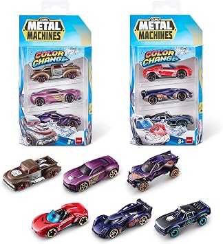 Zuru Metal Machines Zuru Metal Machines Coffret 6 Véhicules Métal Color Change Série 4