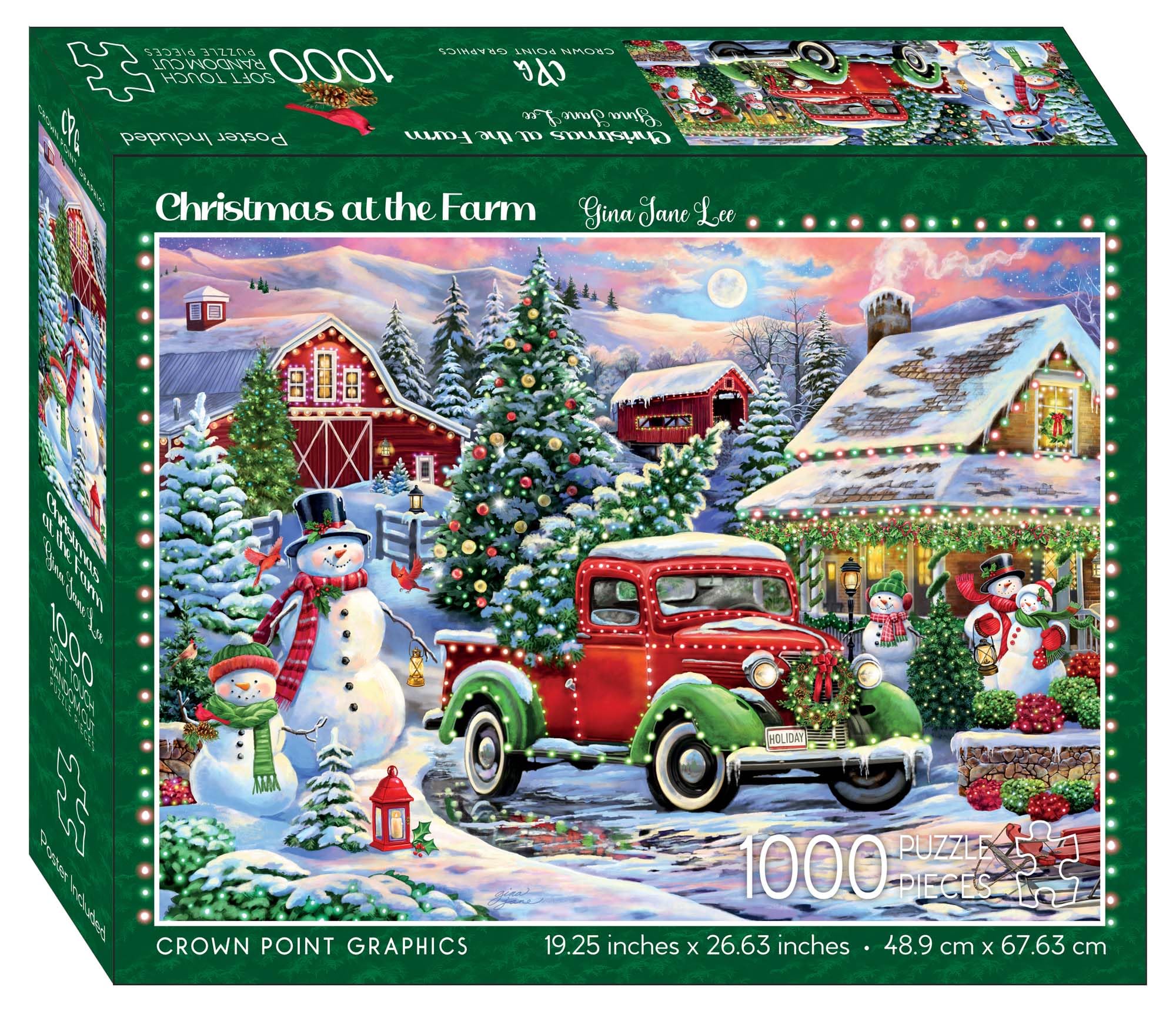Crown Point Graphics Weihnachtskarten-Set – 15 Vogelkarten Mit Glitzer & Folie, Inkl. Umschlägen (10,2 X 14,6 Cm)