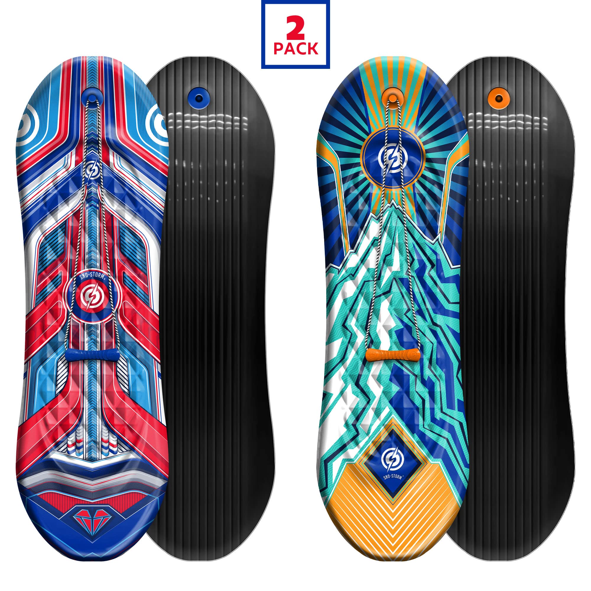 Sno-Storm 48in Snowboard Foam Sled 2-Pack : Amazon.sg: Sporting Goods