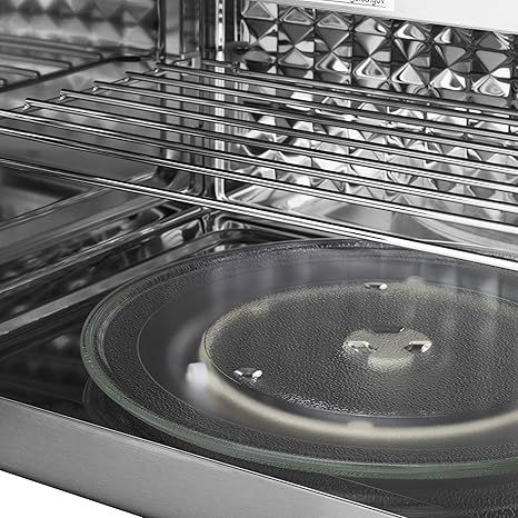 ZLINE Over the Range Convection Microwave Oven in Black Stainless Steel with Modern Handle and Sensor Cooking