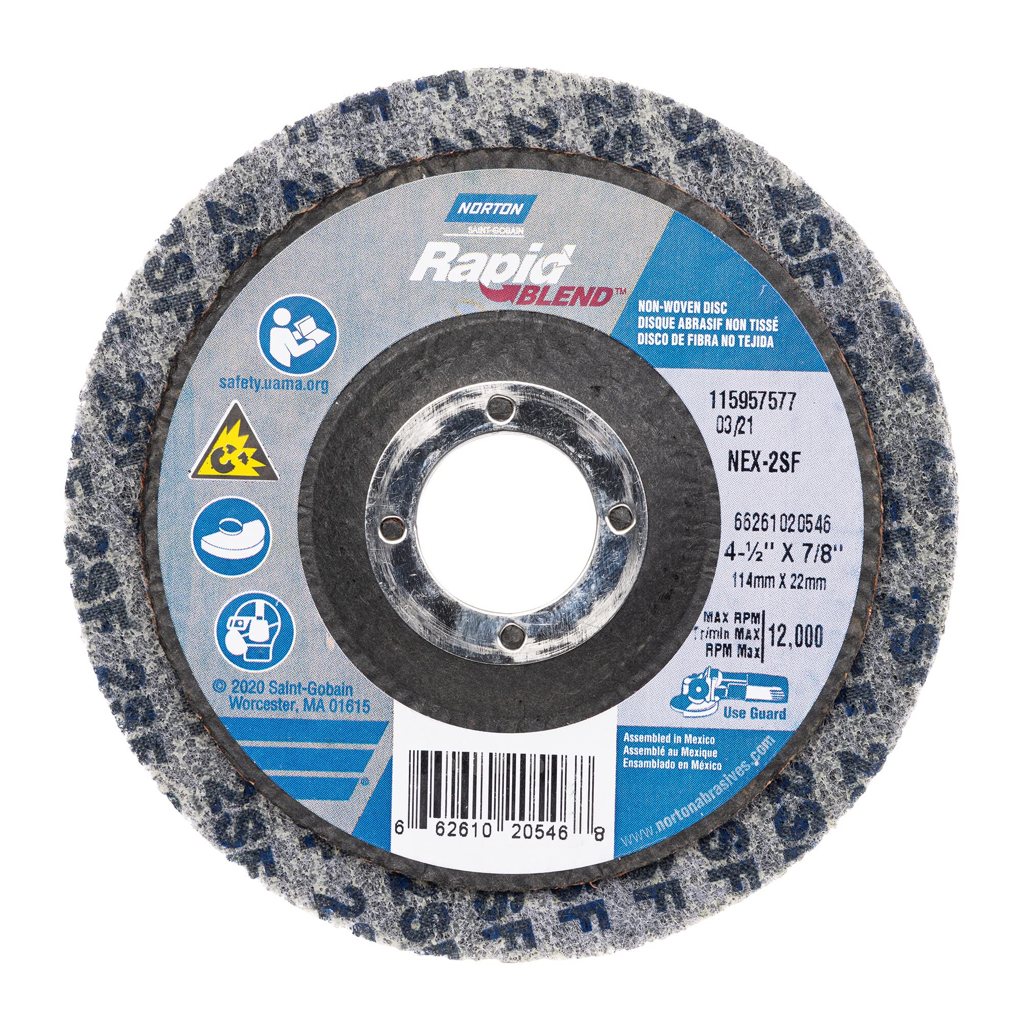 Norton - Rapid Finish Bear-Tex Unified Wheels 4-1/2X7/8