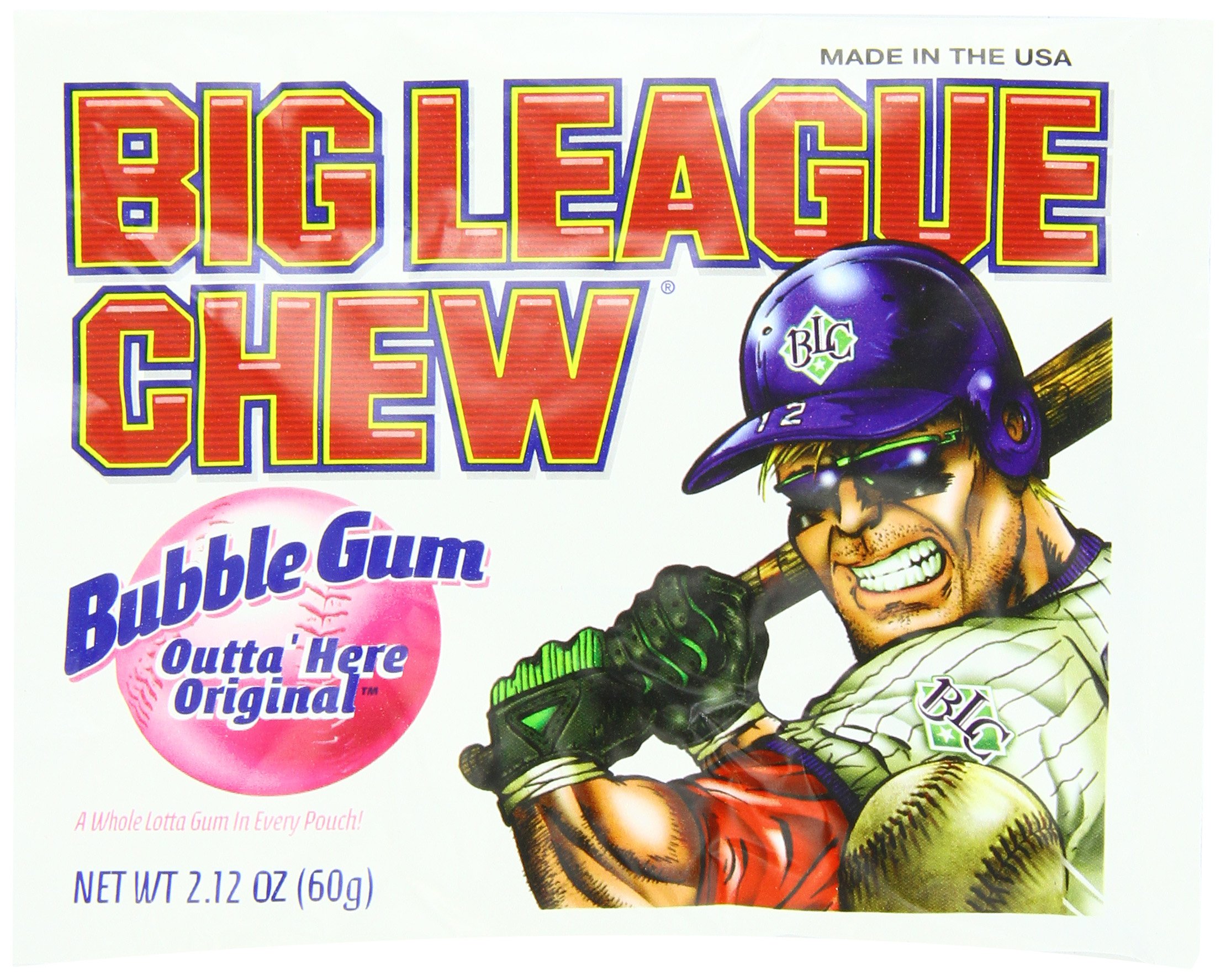 Big League ChewOriginal Bubble Gum Flavor + For Games, Concessions, Picnics & Parties (108 Packs)