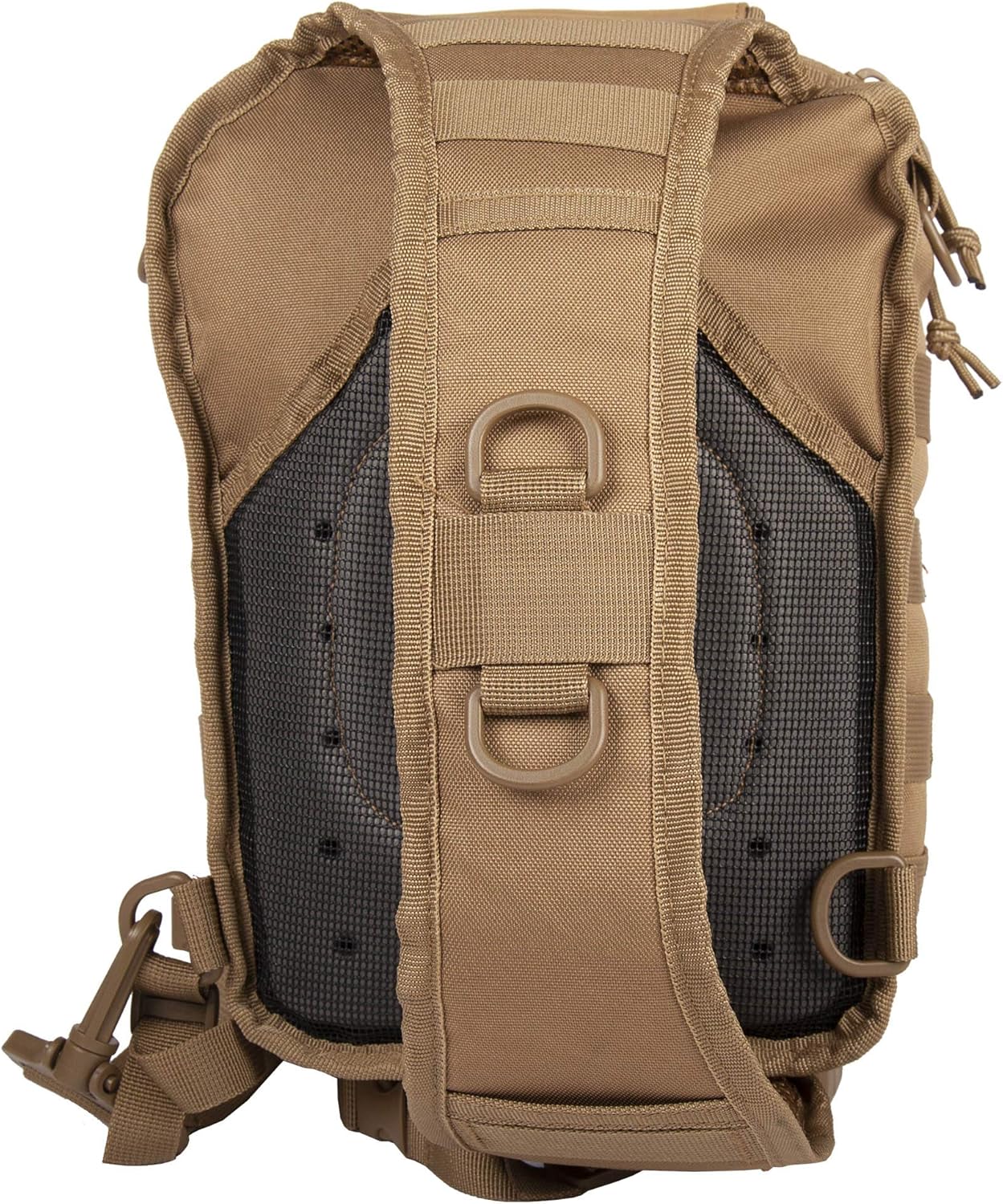 WFS Tactical Sling Backback with Concealed Carry Pocket, Coyote