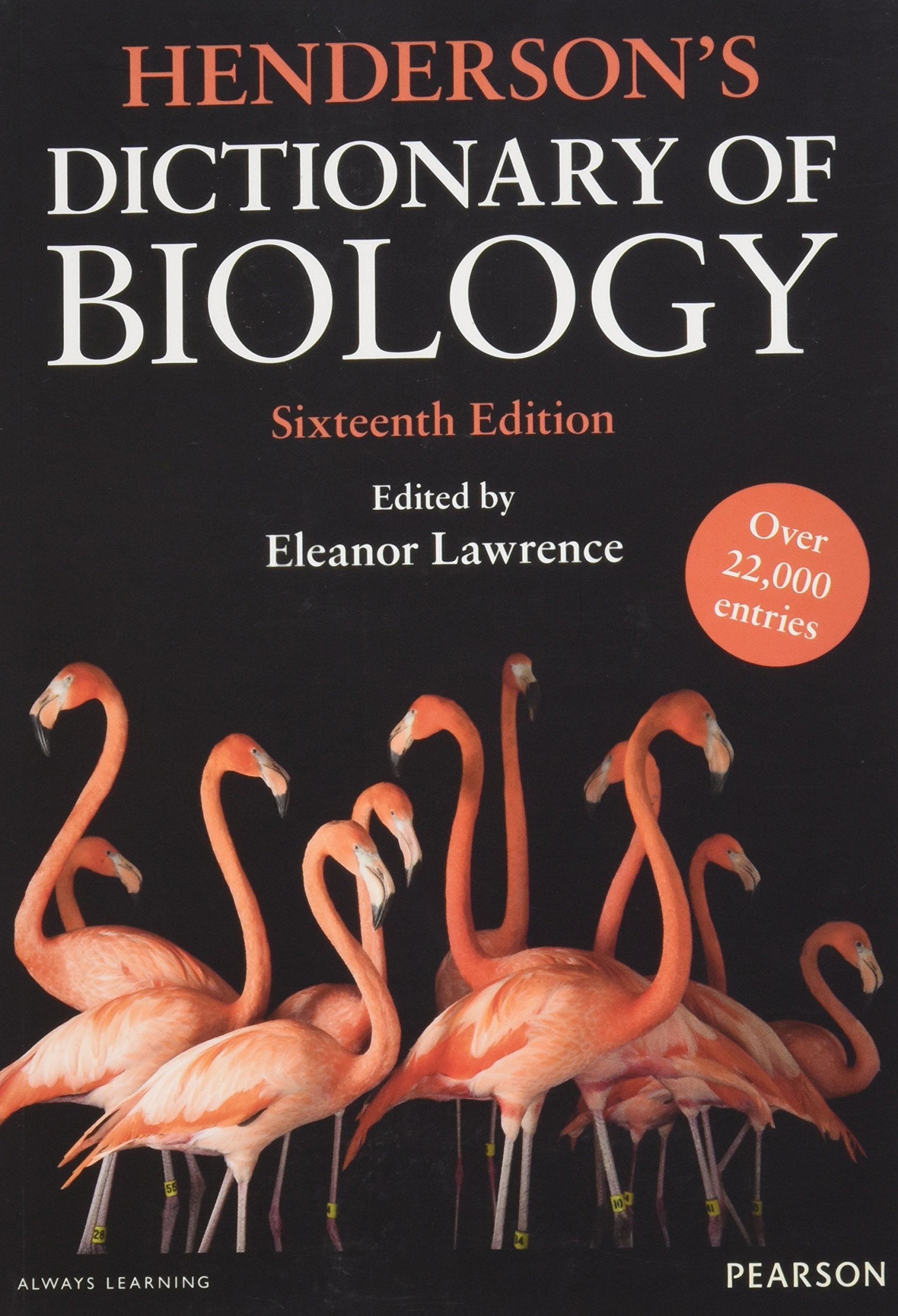 Hendersons Dictionary of Biology by Eleanor Lawrence PAPERBACK 9781292086071