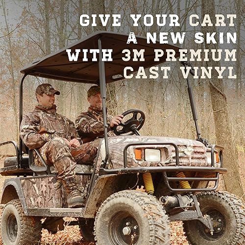 Miniatura 2 de Mossy Oak Graphics Camouflage - Rollo de vinilo 3M para carrito de golf, sin decoloración, acabado mate, muchos patrones de roble musgoso