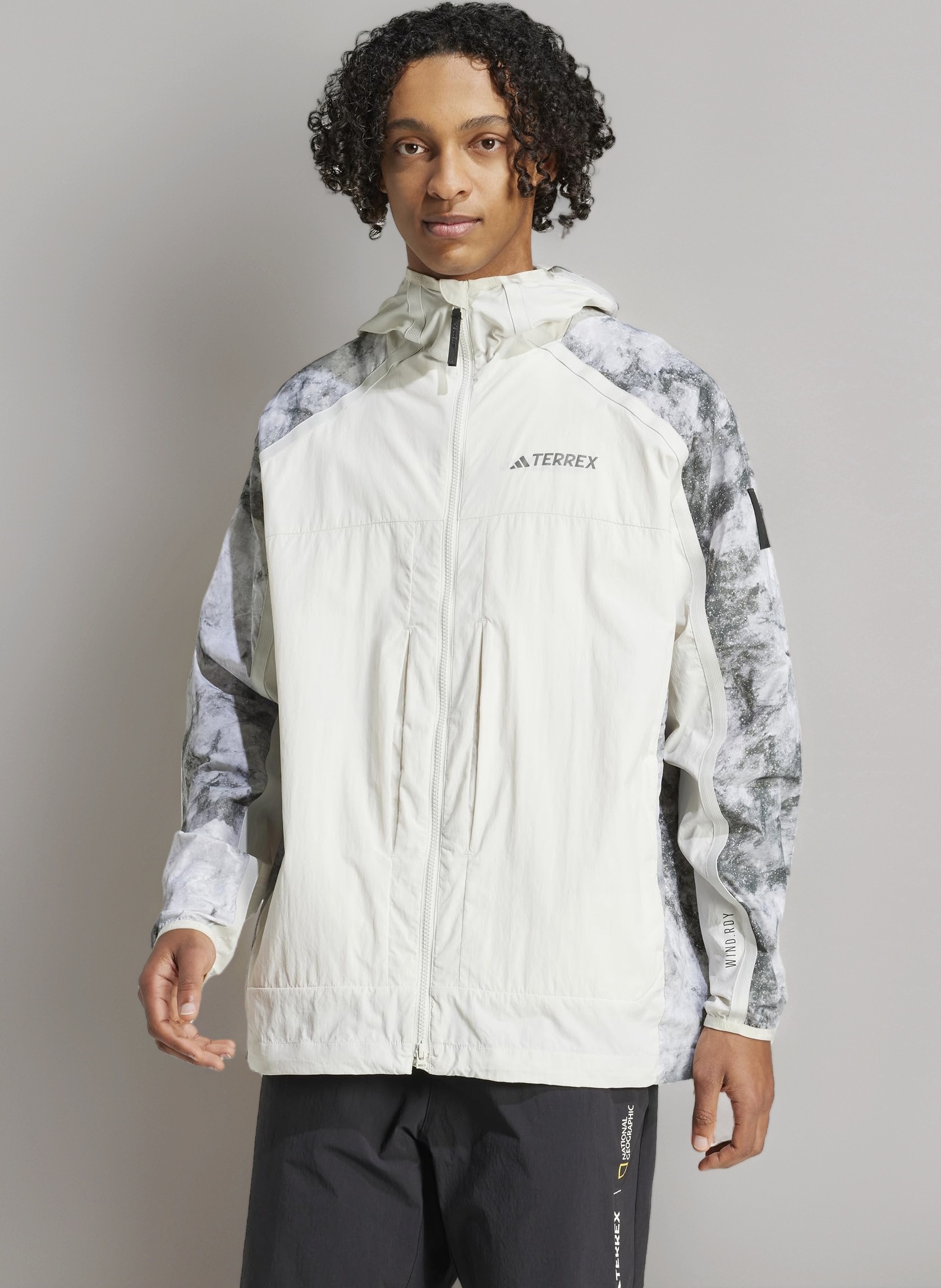 Amazon.co.jp: Adidas Jacket NG W.R AOP Jacket Men's KQU65 Orbit