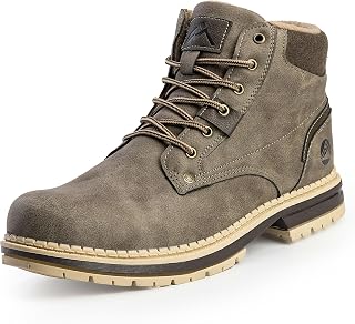 Men's Winter Snow Boots with Sherpa Fleece Lining Waterproof Slip-Resist...