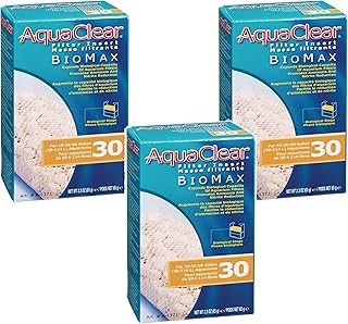 Fluval Aquaclear 30-Gallon Biomax (3 Pack)