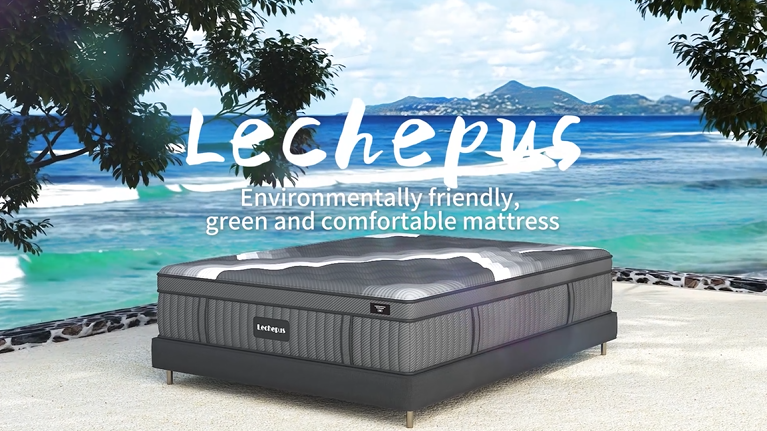Lechepus Materasso Ibrido Twin XL 35,5 Cm: Memory Foam E Molle Insacchettate 7 Zone, Certificato CertiPUR, Antirumore, Prova 100 Notti - 3