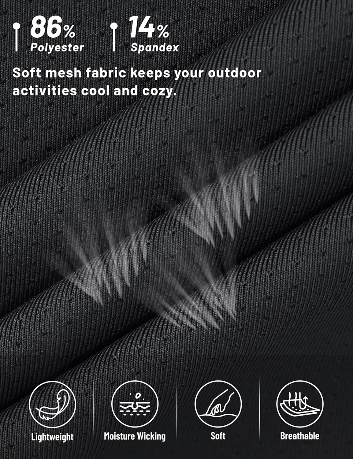 TACVASEN Men's Workout Shirts Athletic Dry Fit Mesh Short Sleeve Shirts Moisture Wicking Running Performance Gym Tee - Image 3