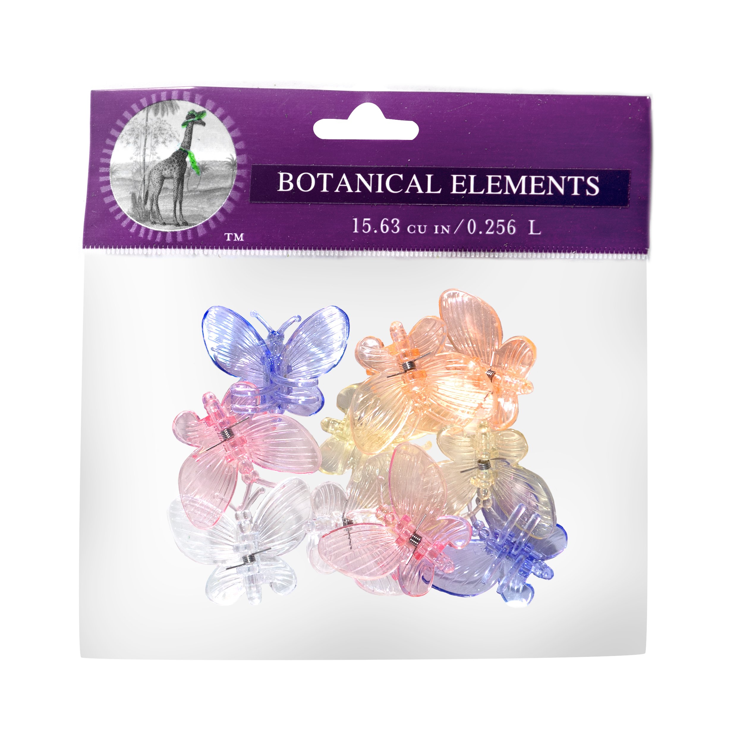 Super Moss (90544) Butterfly Orchid Clips, Assorted, 10 Units