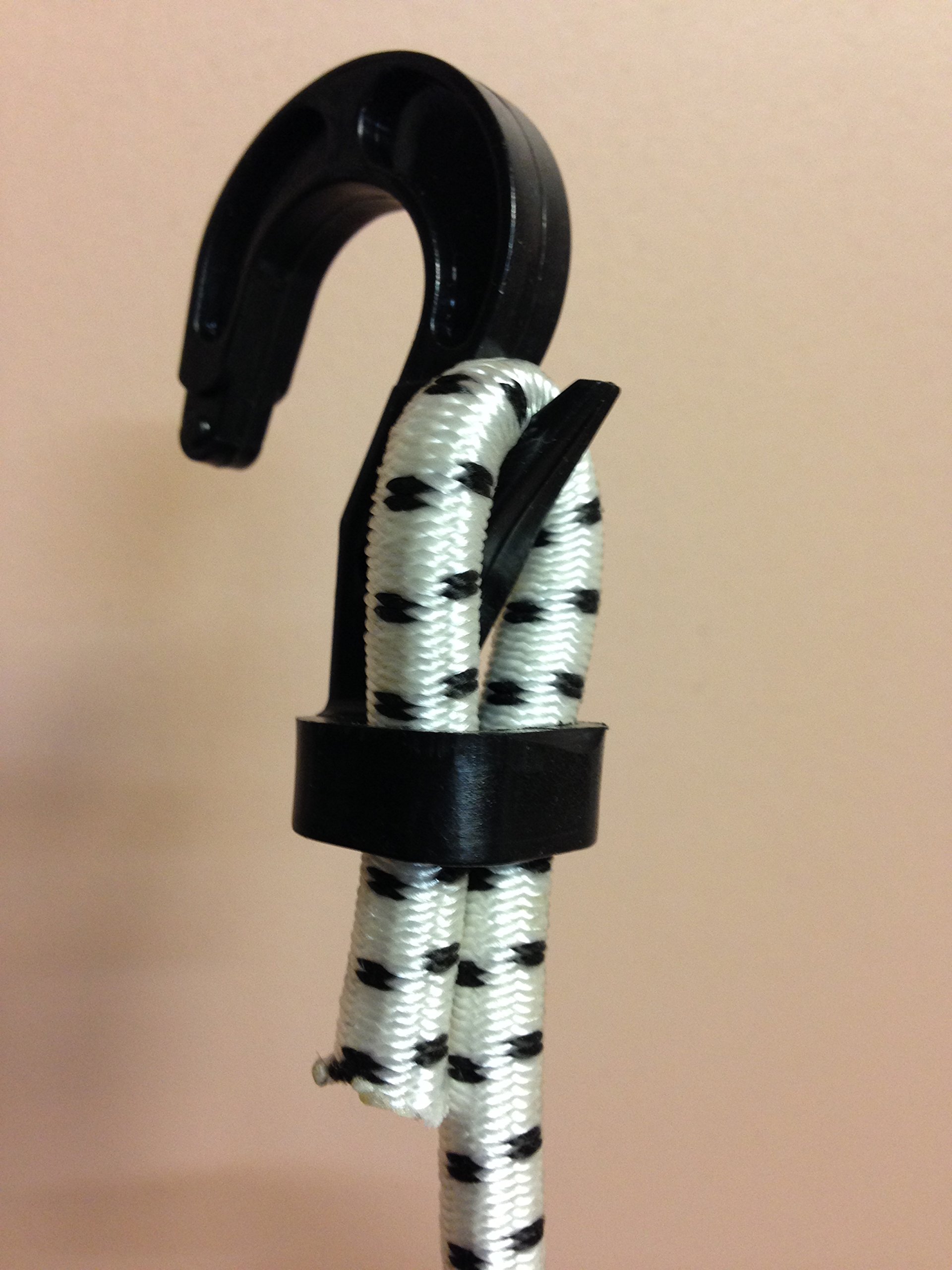 APCC EZ Install Adjustable Bungee Cord Hook, 10/Pack