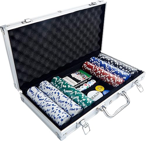 Miniatura 9 de Anker Play Products 200291DOM Texas Hold em Poker Case and 300 Chip Pro Champ Set estándar múltiple