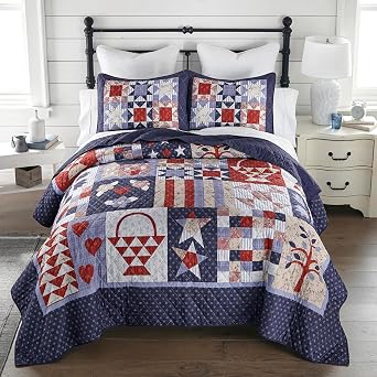 Donna Sharp Queen Bedding Set - 3 Piece - County Fair-90" x 90"