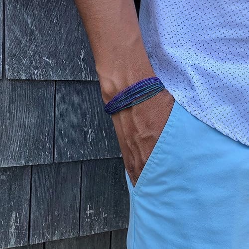 Miniatura 251 de Rumi Sumaq Pulsera de concientización para hombres, mujeres y niños – Pulsera de apoyo tejida ajustable anudada a mano – Pulsera de conciencia sutil