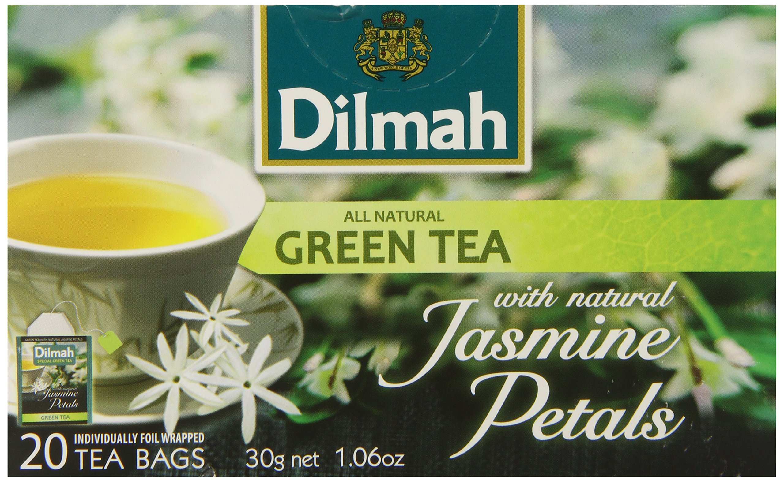 Buy Dilmah Green Tea with Jasmine Petals, 1.06 Ounce Box Online at desertcartUAE
