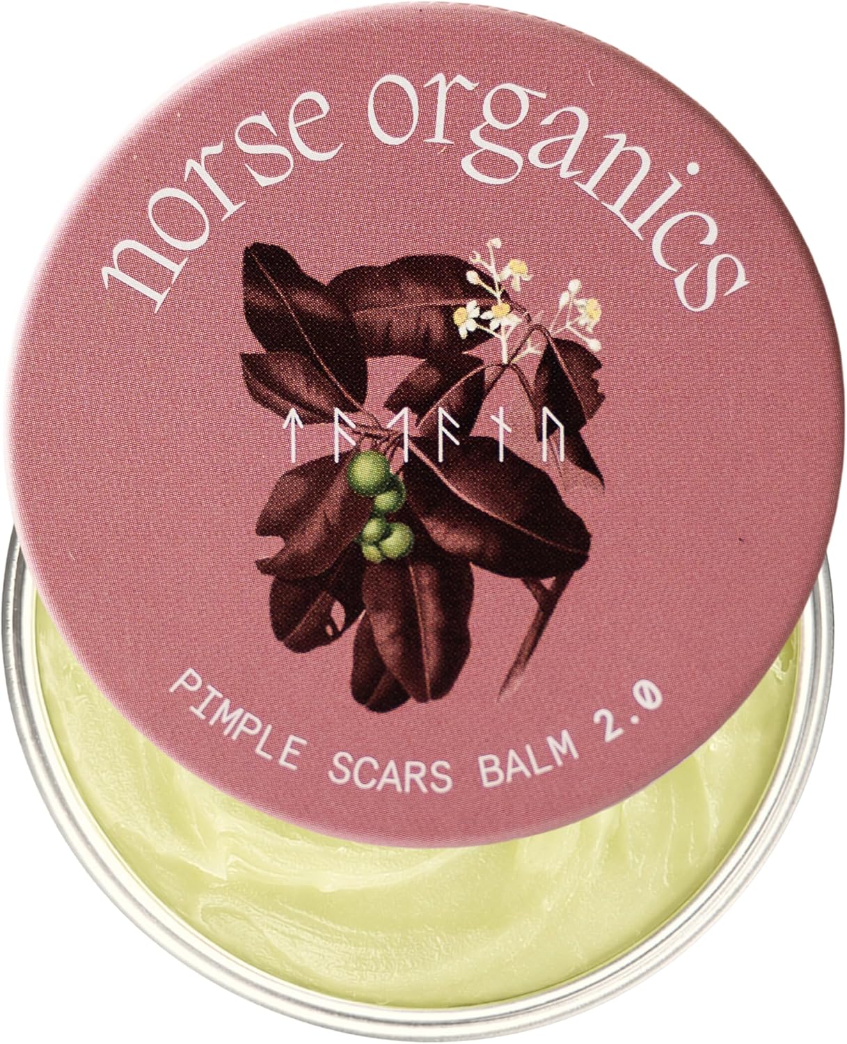 Norse Organics Pimple Scars Balm 2.0 | Botanical Body Balm with Arctic Herbs & Beeswax | Comfrey, Arnica & Sea Buckthorn | Restores & Smooths Skin | 1 oz