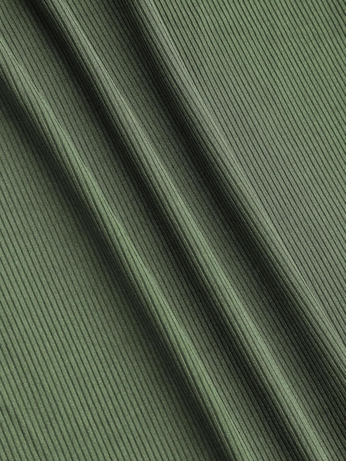 CIDER Bodycon Dresses for Women Mock High Neck Sleeveless Ruched Dresses Summer Cocktail Work Midi Dress Trendy - Image 7