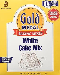 GeneralMills LR/D GOLD MEDAL WHITE CAKE MIXES 6 CASE 5 POUND, 5-pounds