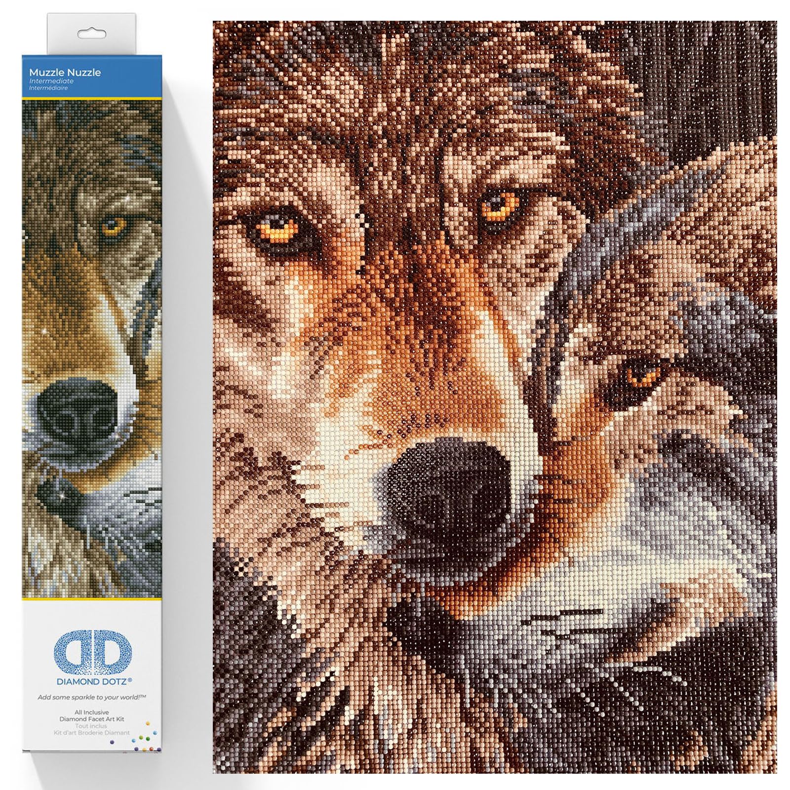 DIAMOND DOTZ DD10 Intermediate Kit, Muzzle Nuzzle, 47 x 42 cm