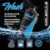 Vista 2 de Molecule Wash Cuidado de Ropa Deportiva de Alto Rendimiento Limpia, Brilla y Refresca Trajes de Carrera y Telas Técnicas 4 Onzas