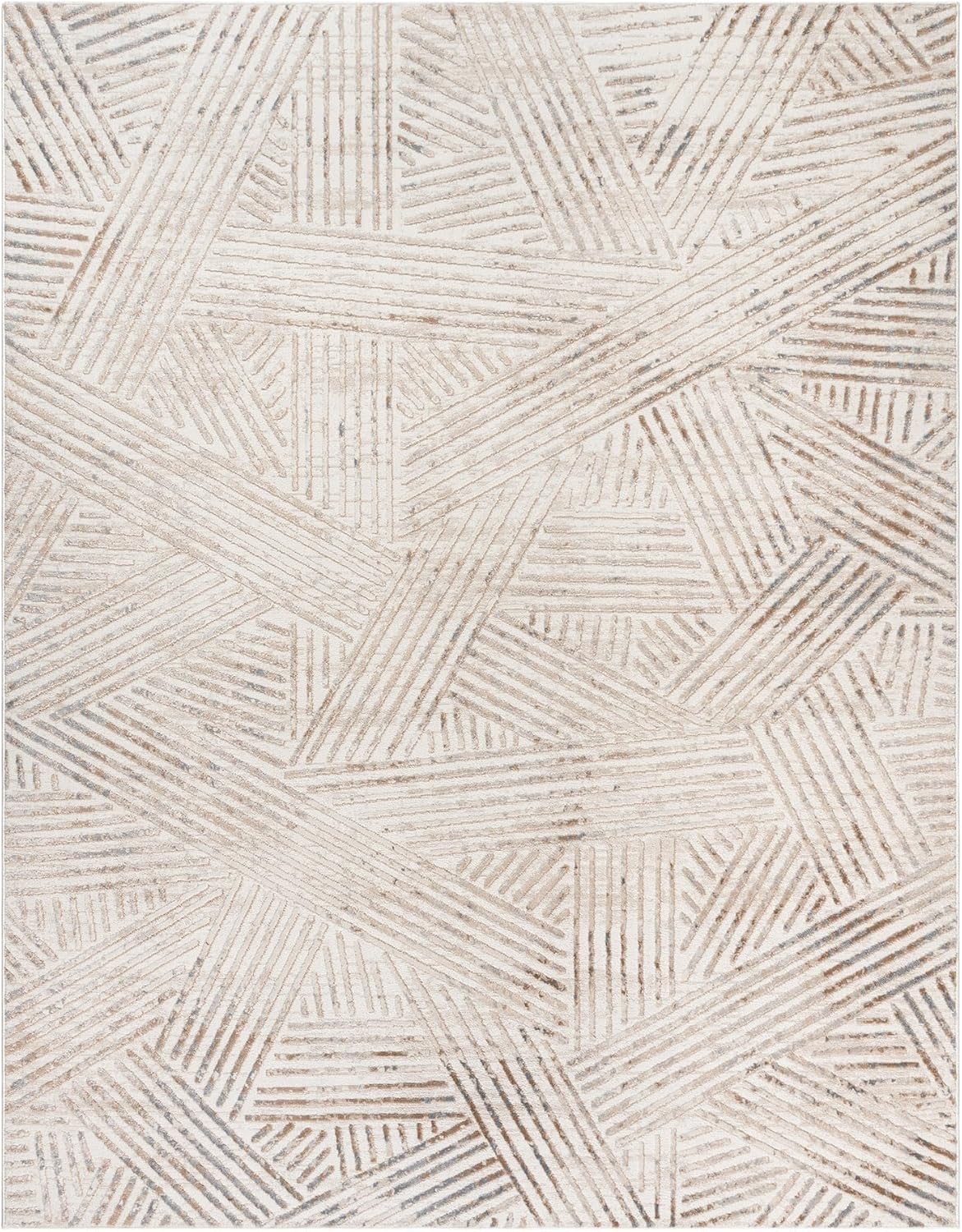 Gertmenian Arlo Indoor Plush Area Rug - 9x13 Extra Large, Stain Resistant, Ideal for High Traffic Areas in Living Room, Bedroom, Entryway - Takara Beige, 29083