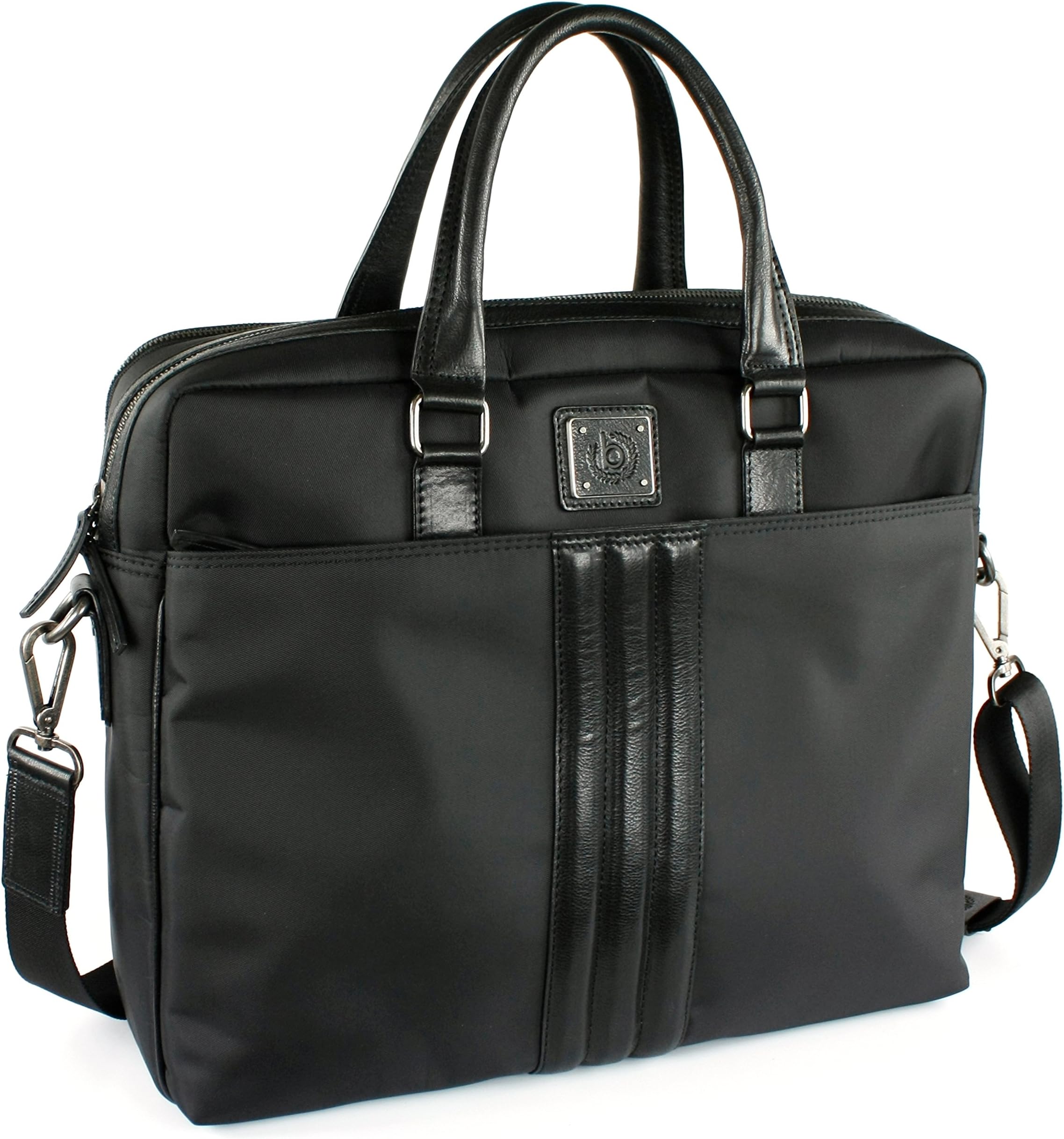 Bugatti Brief Bag Oggi Briefcase, 42 cm, Size Large, Black