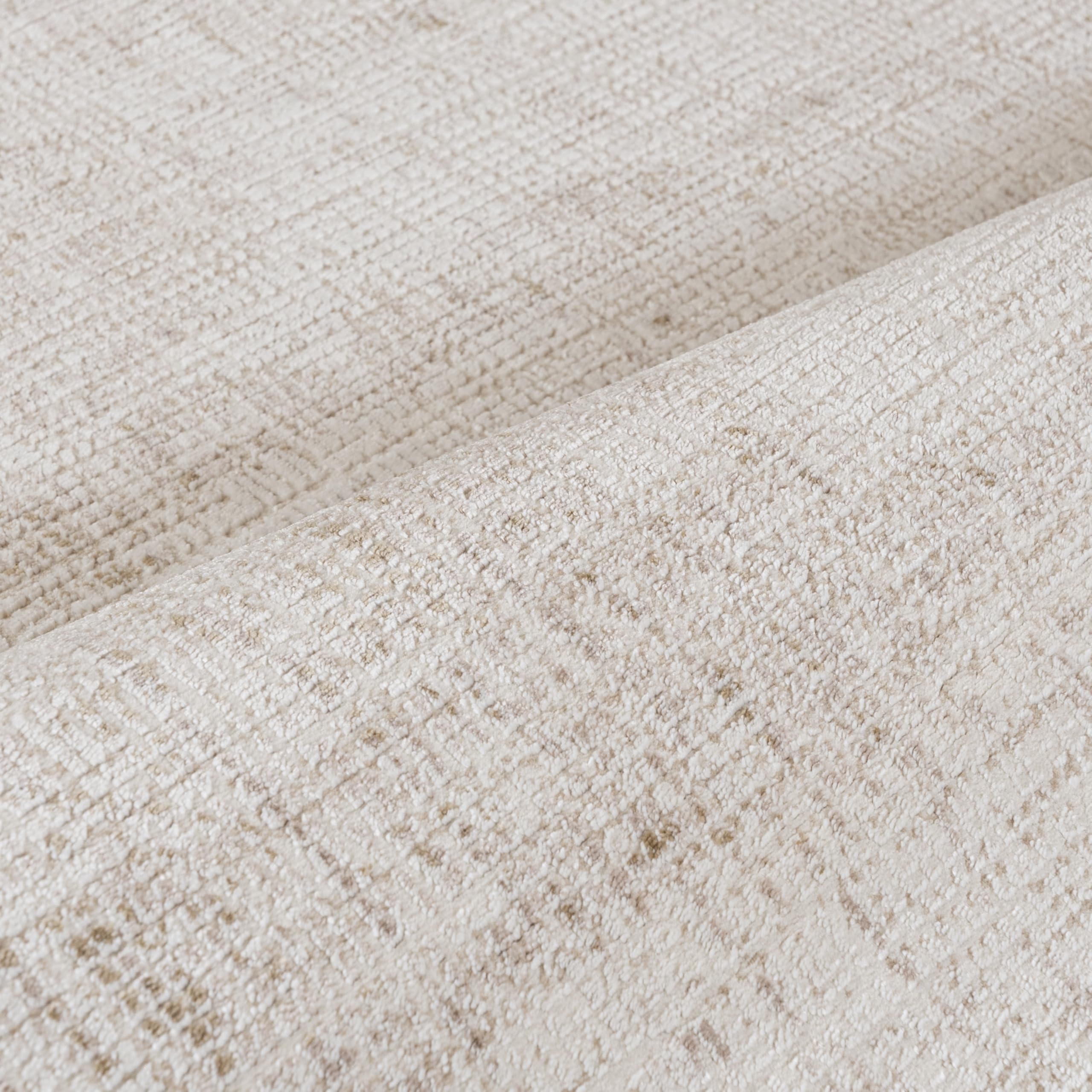 Mazovia Tappeto beige moderno astratto – Tappeto per soggiorno, camera da letto – pelo corto rettangolare – tappeti morbidi – beige crema – 160 x 230 cm