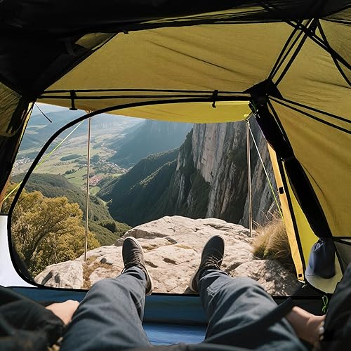 Miniatura 5 de ThreeBears - Tienda de campaña para 4 personas, impermeable, fácil de instalar, espacioso para aventuras familiares al aire libre, senderismo y