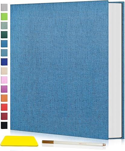 Popotop Álbum de fotos autoadhesivo para álbumes de recortes para fotos de 4 x 6, 5 x 7, 8 x 10 pulgadas, libro de fotos, regalos de cumpleaños para