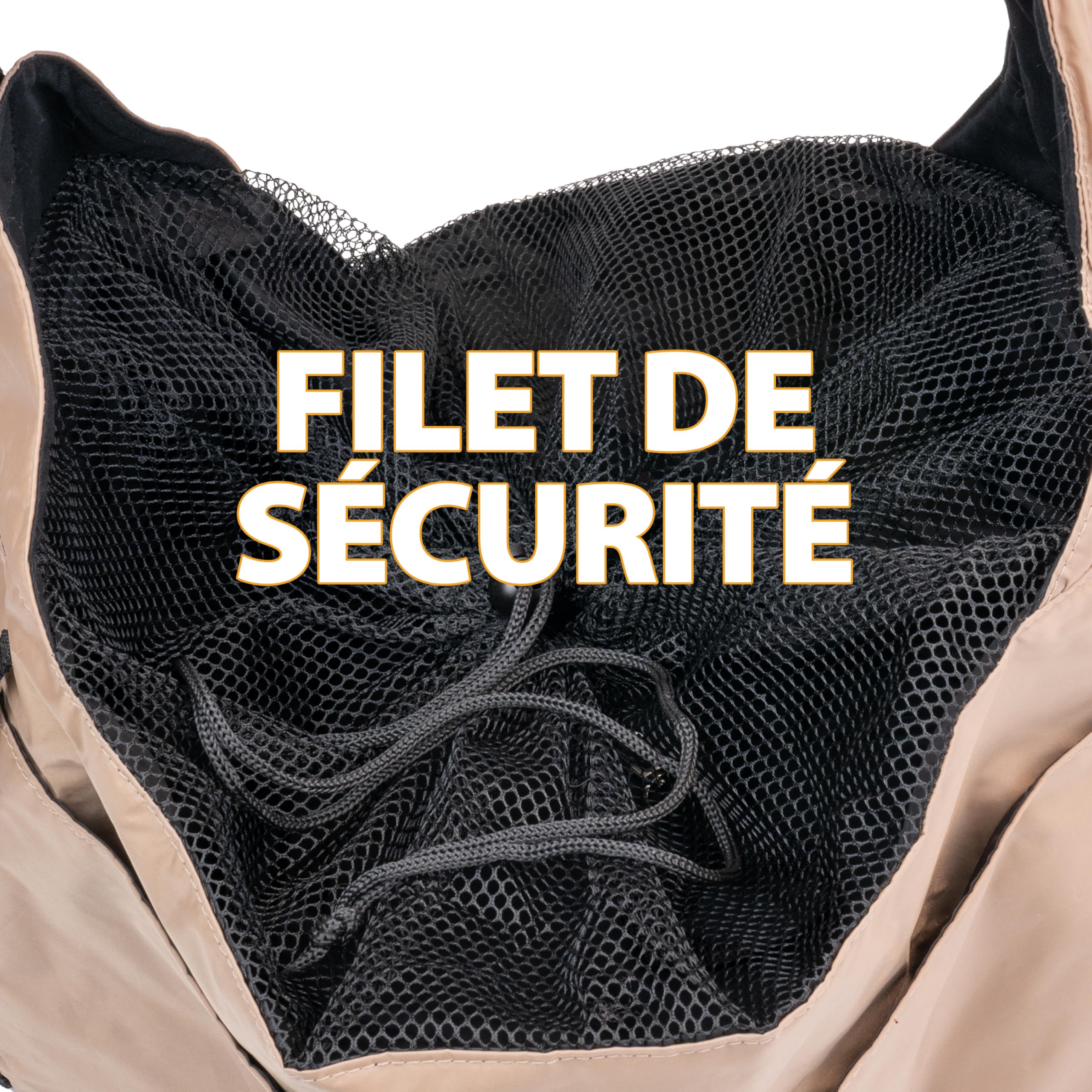 Ferplast Sac de Transport pour Chat Safari, Sac Transport Chien, Caisse de Transport Chat, Bandoulière réglable, Sangle de sécurité, Lavable, Max 5 kg, 47 x 17 x h 28 cm
