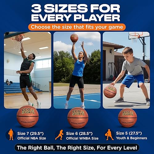 Miniatura 7 de Eco Sports Balones de baloncesto para interiores - Mejor para el planeta