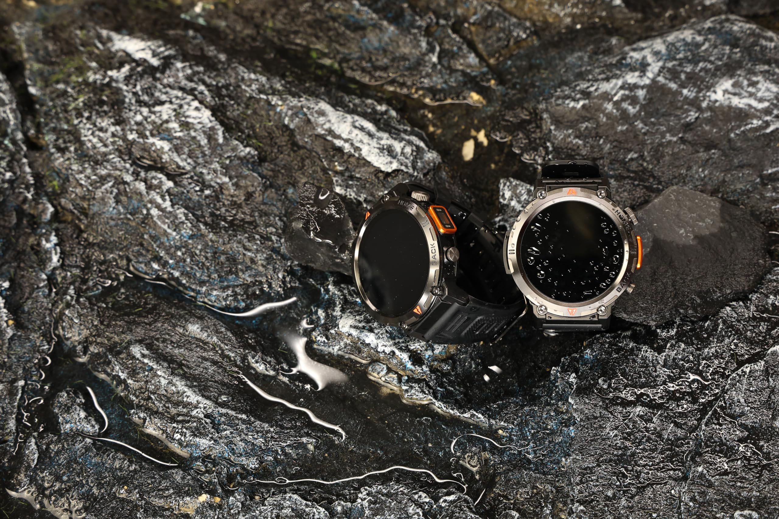 GPS Smartwatch Militare Uomo Impermeabile 3ATM con Torcia LED Bussola, 1,45" HD Rugged Smartwatch Orologio con Chiamate Bluetooth, Fitness Watch con Cardiaca SpO2 Notifiche WhatsApp per Android iOS