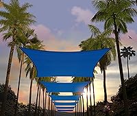 Vista 1 de Amgo ATAPS12 - Toldo rectangular, cubierta para el sol, marquesina, 95 % de bloqueo UV, permeable al agua y el aire, comercial y residencial