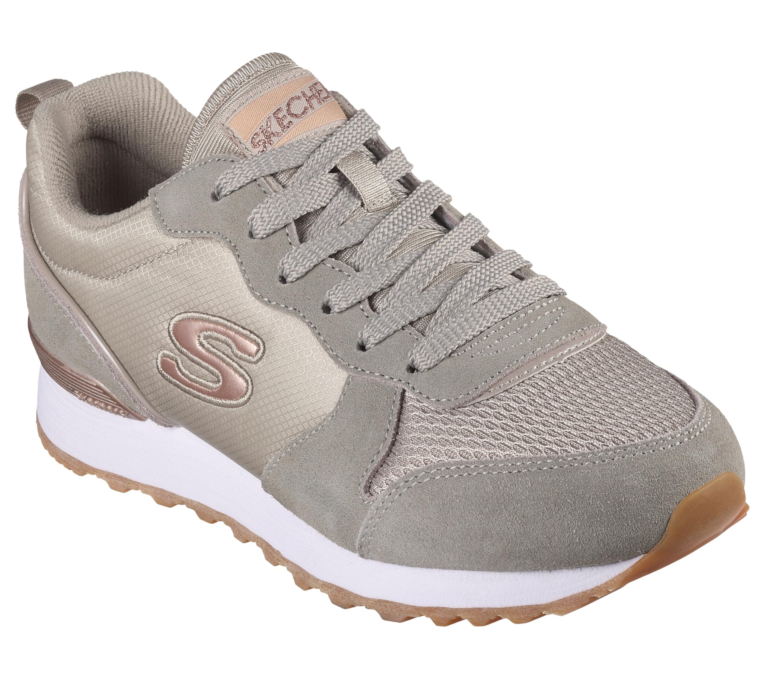 Skechers Women's Retros Og 85 Low Top Sneakers, Gray Tpe, 3 UK