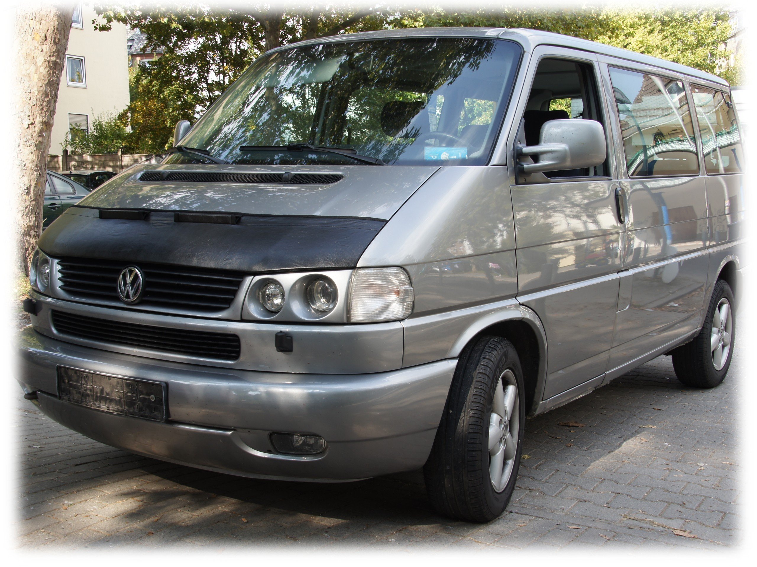 AB-00581 Bonnet Bra Compatible avec VW Volkwagen T4 Lang Bra DE Capot - Protege Capot Tuning Bonnet Bra