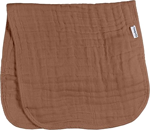 Miniatura 8 de Gerber Paños unisex de muselina para bebé, paquete de 6, varios marrones, tamaño grande de 20 x 10 pulgadas