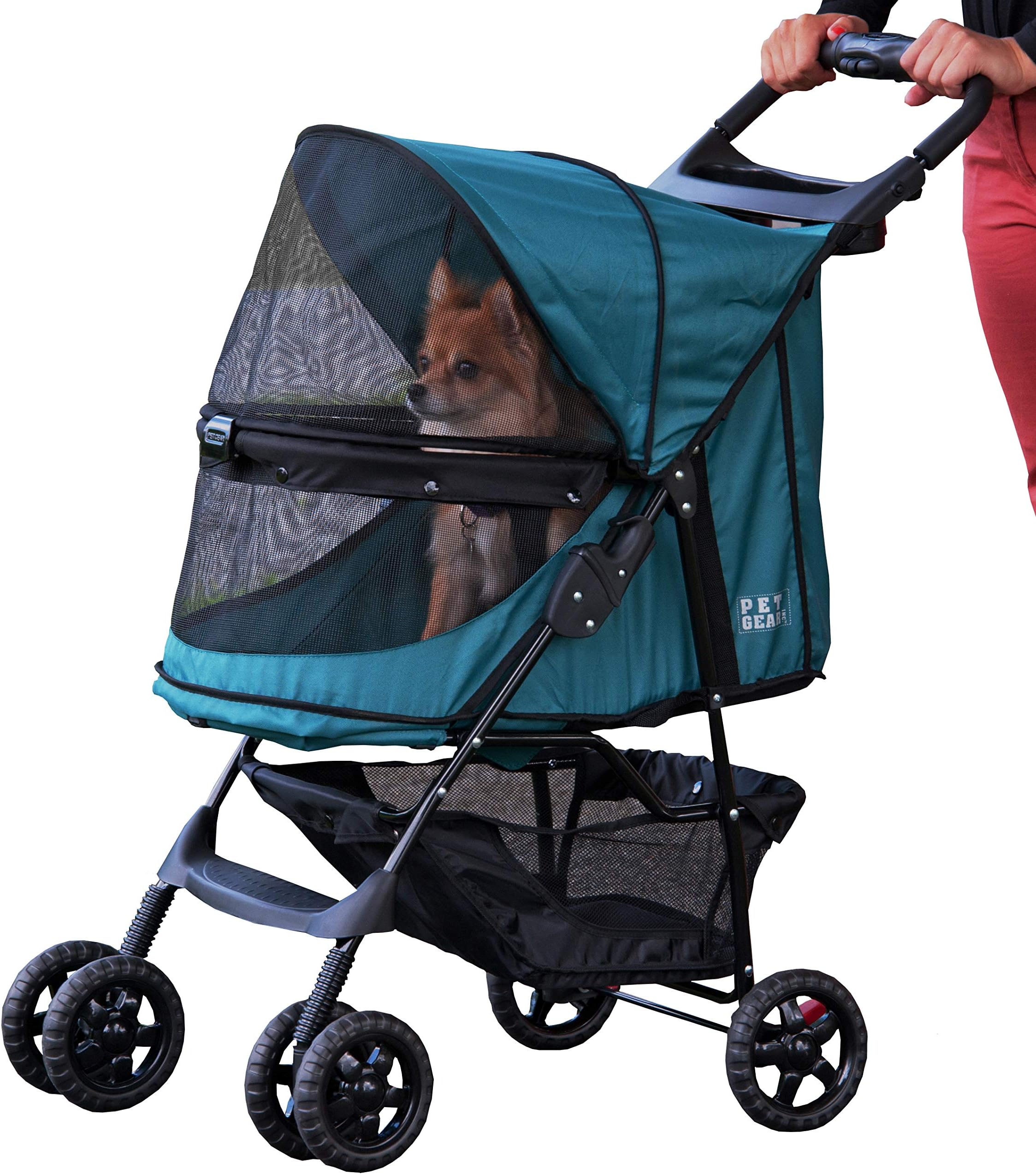 Pet Gear Happy Trails NoZip Stroller, Emerald Green Amazon.co.uk