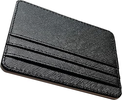 Miniatura 4 de Cartera delgada de identificación para hombre bandera de bomberos de línea roja delgada CH1 Negro - Cartera con tarjetero