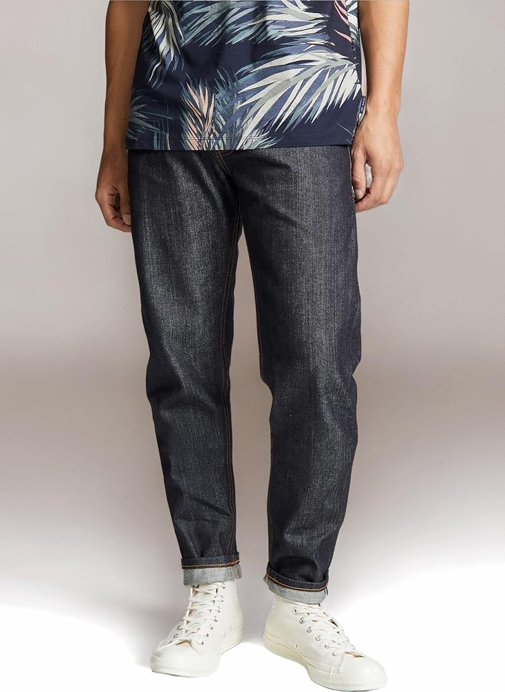 Amazon | Naked & Famous DenimメンズEasy Guy Laid Back Fit Jean in 