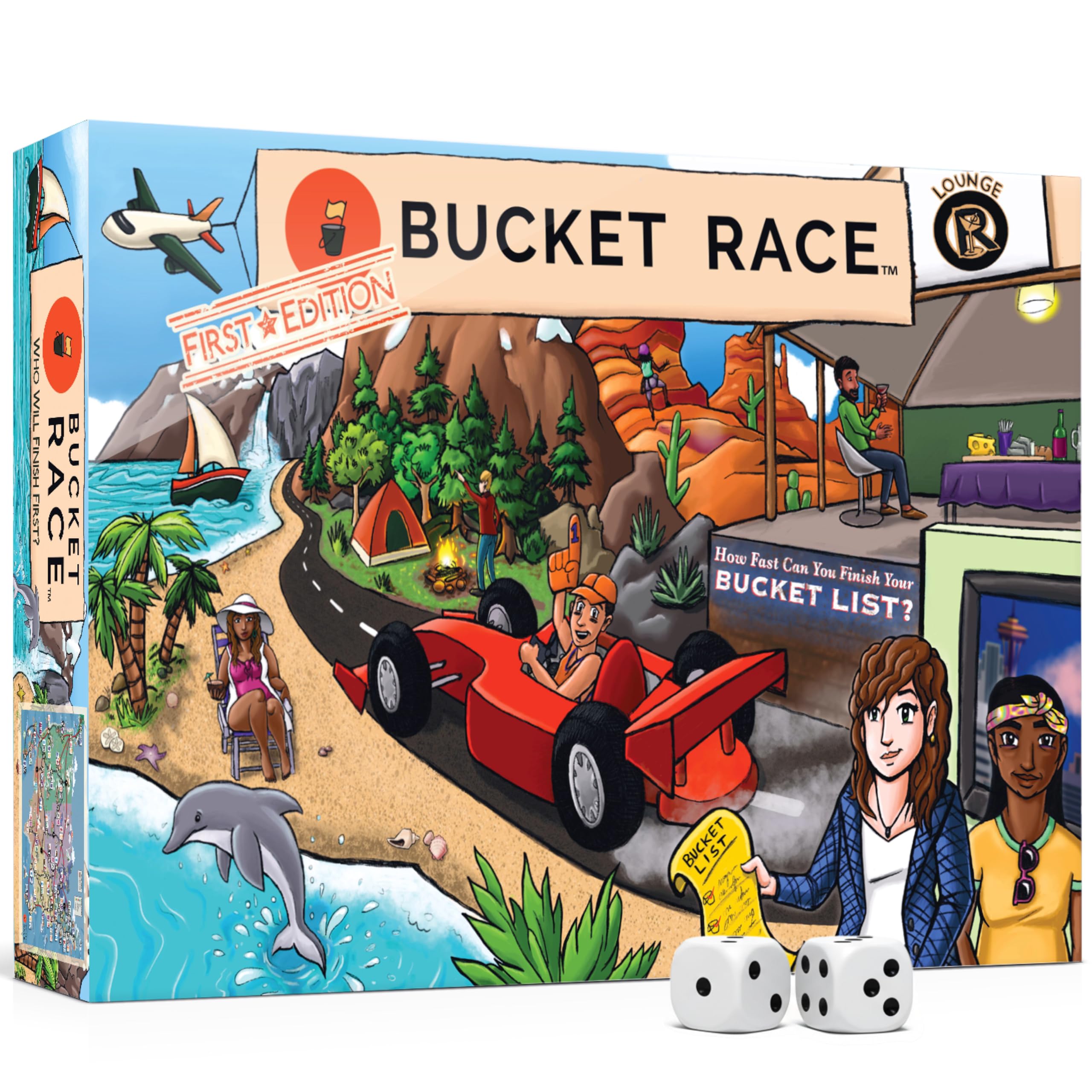 Sponsored Ad - Bucket Race Strategy Board Game - Strategic Adventure Friends and Family Games for Kids and Adults - Easy-to-Learn Competitive Group Gameplay for 3-5 Players and Ages 10+ - Takes 45-60 Minutes to Play